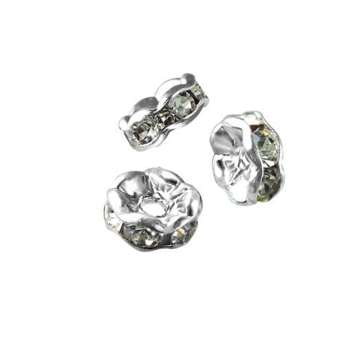 #FM-R005S-CRYS Crystal Rhinestone Rondelle, 5mm