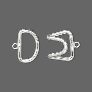 #FMB-H803 Brass Hook Clasp, 23mm x 15mm