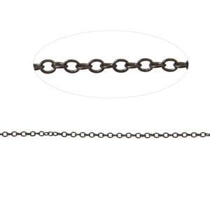 #FMC-9026 Brass Cable Link Chain, 2mm x 1.5mm