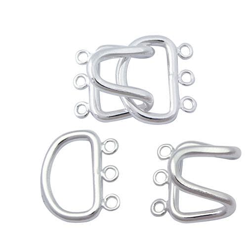 #FMB-H807 Brass Hook Clasp, 23mm x 15mm